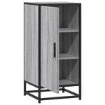 Casa si Gradina - Mobilier - Comode si corpuri - Comode - Dulap, gri sonoma, 35,5x35x76 cm, lemn prelucrat si metal - Infinity.ro