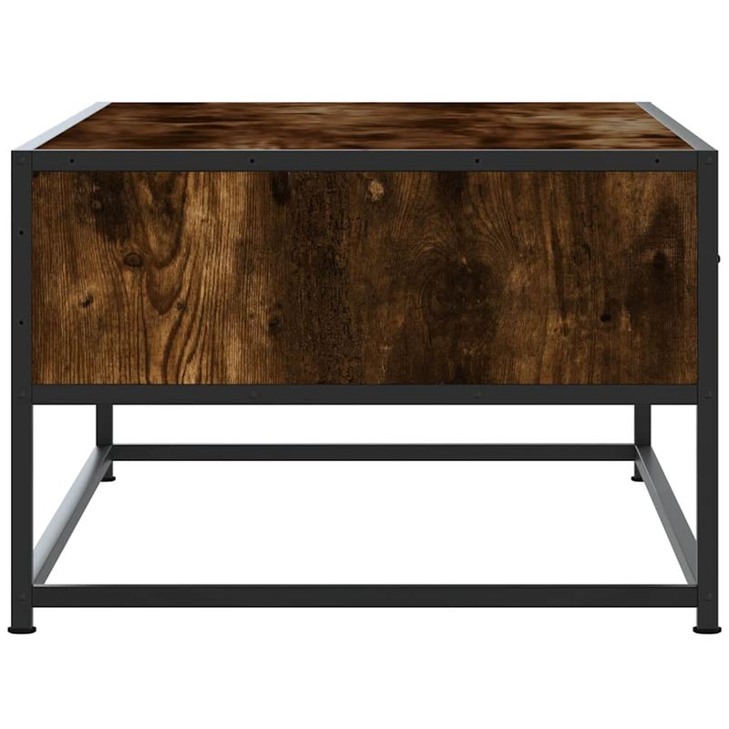 Casa si Gradina - Mobilier - Mese si birouri - Masute de cafea - Masuta de cafea stejar fumuriu 100x50x35cm lemn prelucrat/metal - Infinity.ro