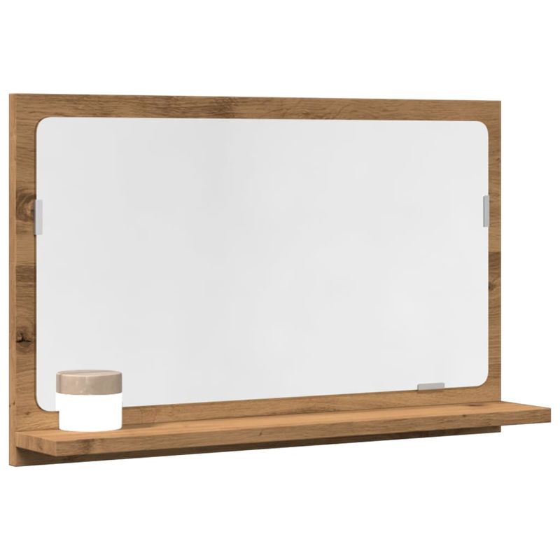 Casa si Gradina - Mobilier - Mobilier baie - Corpuri baie - Dulap baie cu oglinda stejar artizanal 60x11x37 cm, lemn - Infinity.ro