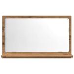 Casa si Gradina - Mobilier - Mobilier baie - Corpuri baie - Dulap baie cu oglinda stejar artizanal 60x11x37 cm, lemn - Infinity.ro
