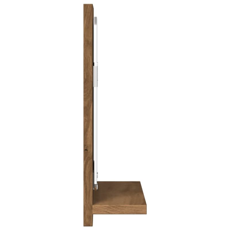 Casa si Gradina - Mobilier - Mobilier baie - Corpuri baie - Dulap baie cu oglinda stejar artizanal 60x11x37 cm, lemn - Infinity.ro