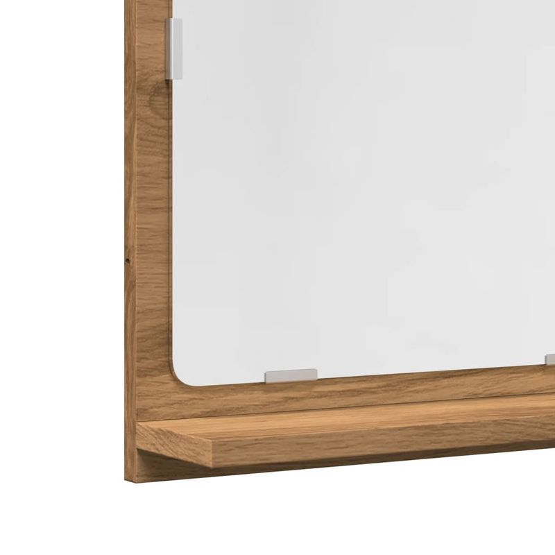 Casa si Gradina - Mobilier - Mobilier baie - Corpuri baie - Dulap baie cu oglinda stejar artizanal 60x11x37 cm, lemn - Infinity.ro