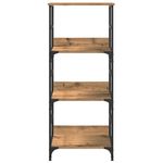 Casa si Gradina - Mobilier - Biblioteci si rafturi - Biblioteci - Biblioteca, stejar artizanal, 50x33x117,5 cm, lemn prelucrat - Infinity.ro