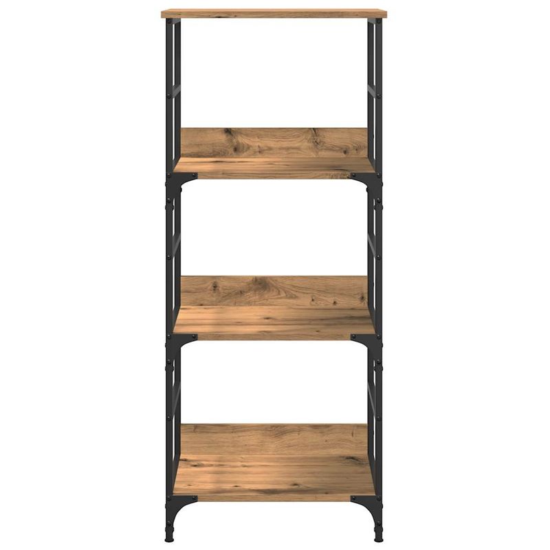 Casa si Gradina - Mobilier - Biblioteci si rafturi - Biblioteci - Biblioteca, stejar artizanal, 50x33x117,5 cm, lemn prelucrat - Infinity.ro