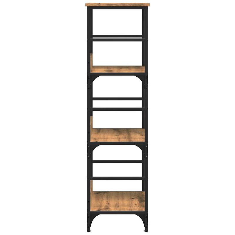 Casa si Gradina - Mobilier - Biblioteci si rafturi - Biblioteci - Biblioteca, stejar artizanal, 50x33x117,5 cm, lemn prelucrat - Infinity.ro