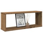 Casa si Gradina - Mobilier - Biblioteci si rafturi - Rafturi - Rafturi de perete cub 6 buc. stejar artizanal, 60x15x23 cm lemn - Infinity.ro