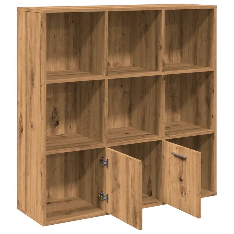 Casa si Gradina - Mobilier - Biblioteci si rafturi - Biblioteci - Biblioteca, stejar artizanal, 98x29x97,5 cm, lemn prelucrat - Infinity.ro