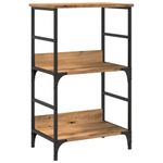 Casa si Gradina - Mobilier - Biblioteci si rafturi - Biblioteci - Biblioteca, stejar artizanal, 50x33x82 cm, lemn prelucrat - Infinity.ro
