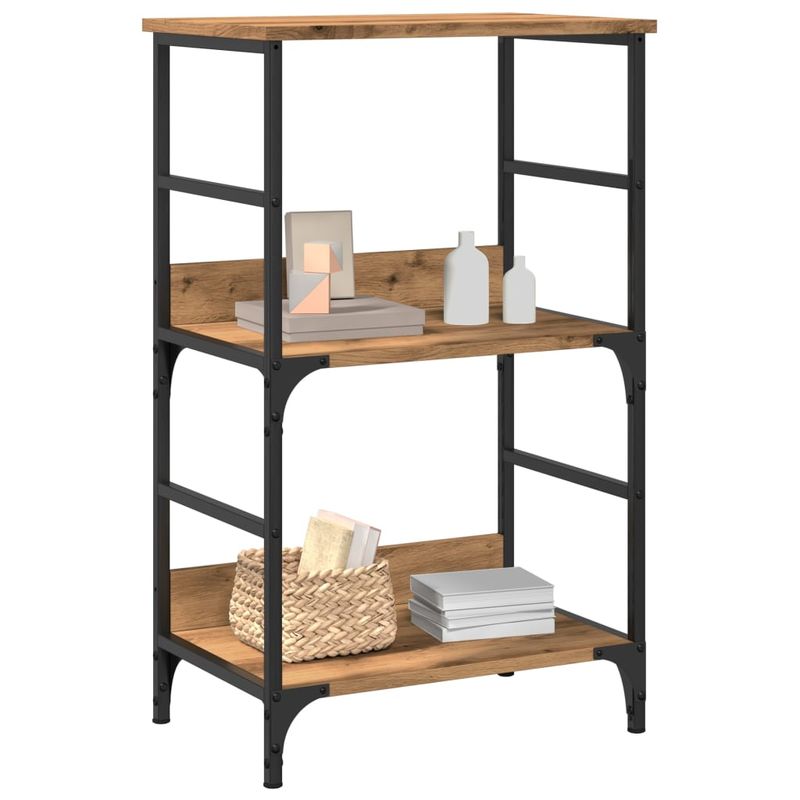 Casa si Gradina - Mobilier - Biblioteci si rafturi - Biblioteci - Biblioteca, stejar artizanal, 50x33x82 cm, lemn prelucrat - Infinity.ro
