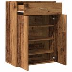Casa si Gradina - Mobilier - Organizare si depozitare - Organizator incaltaminte - Pantofar, lemn vechi, 60x35x84 cm, lemn prelucrat - Infinity.ro