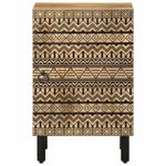 Casa si Gradina - Mobilier - Mobilier baie - Comode baie - Dulap de baie, 38x33,5x58 cm, lemn masiv de mango - Infinity.ro