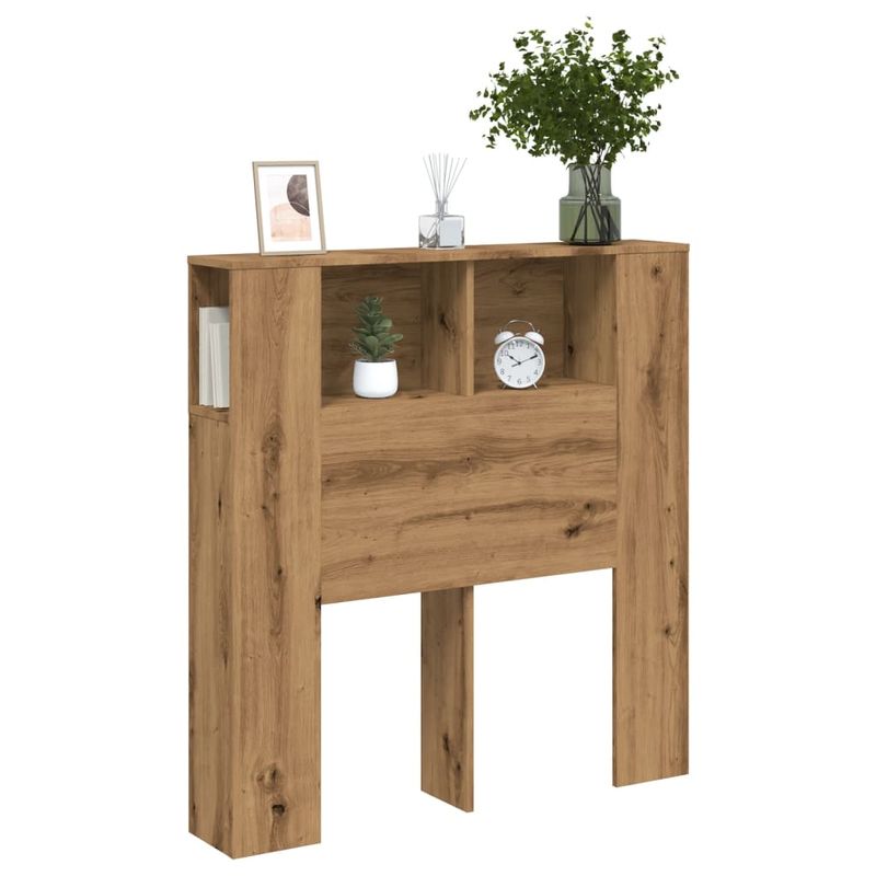 Casa si Gradina - Mobilier - Dulapuri si sifoniere - Dulapuri - Tablie pat dulap stejar artizanal 100x19x104,5cm lemn prelucrat - Infinity.ro