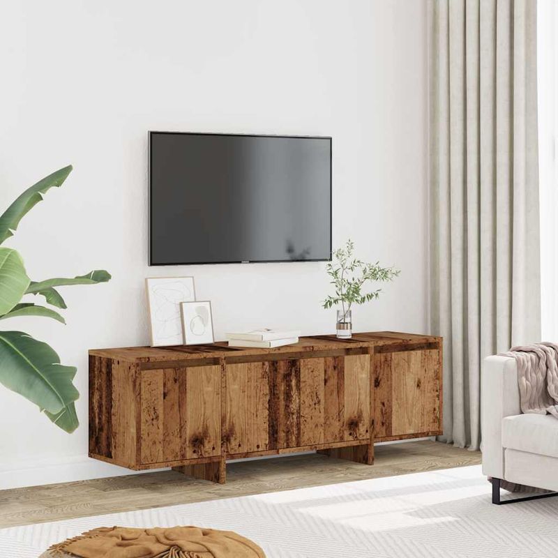 Casa si Gradina - Mobilier - Comode si corpuri - Comode - Comoda TV, lemn vechi, 120x30x40,5 cm, lemn prelucrat - Infinity.ro