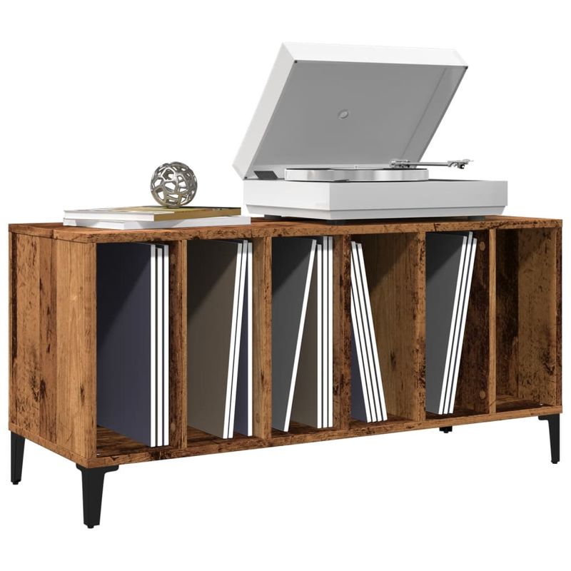 Casa si Gradina - Mobilier - Dulapuri si sifoniere - Dulapuri - Dulap discuri, lemn vechi, 100x38x48 cm, lemn prelucrat - Infinity.ro