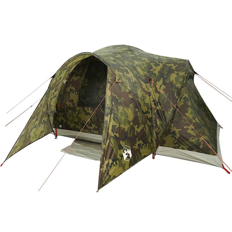 Sport si Outdoor - Camping - Corturi camping - Cort de familie cupola pentru 375x225x176 cm, camuflaj, impermeabil - Infinity.ro