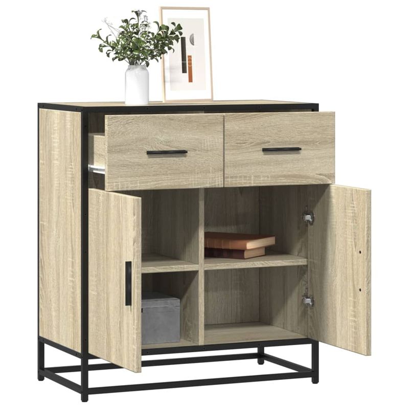 Casa si Gradina - Mobilier - Comode si corpuri - Comode - Bufeta Stejar Sonoma 68x35x76 cm Lemn prelucrat - Infinity.ro