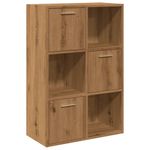Casa si Gradina - Mobilier - Biblioteci si rafturi - Biblioteci - Biblioteca, stejar artizanal, 60,5x30x90 cm, lemn prelucrat - Infinity.ro