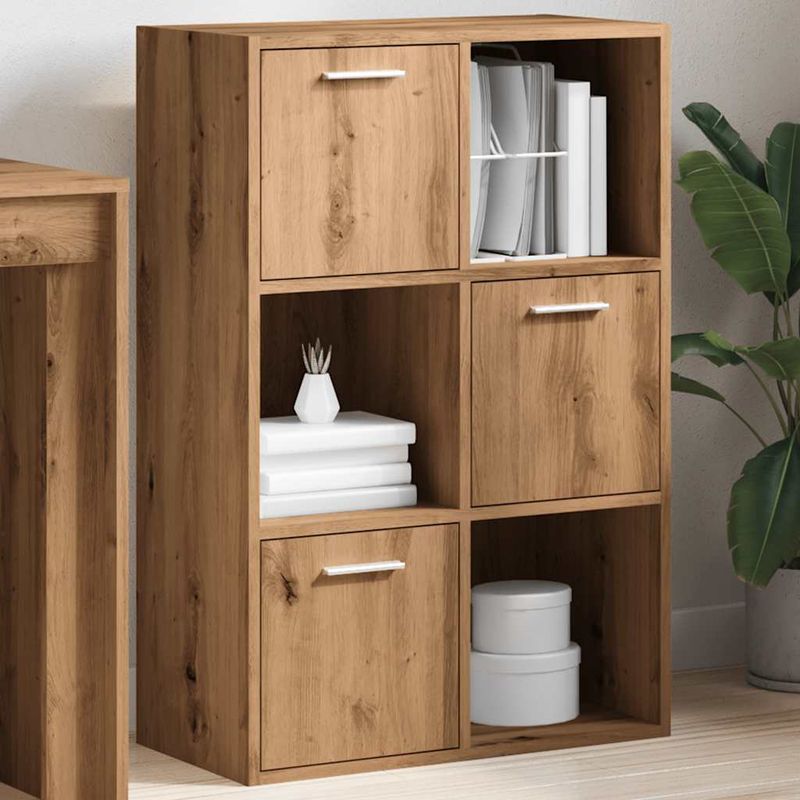 Casa si Gradina - Mobilier - Biblioteci si rafturi - Biblioteci - Biblioteca, stejar artizanal, 60,5x30x90 cm, lemn prelucrat - Infinity.ro