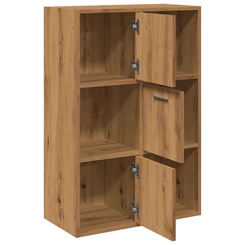 Casa si Gradina - Mobilier - Biblioteci si rafturi - Biblioteci - Biblioteca, stejar artizanal, 60,5x30x90 cm, lemn prelucrat - Infinity.ro