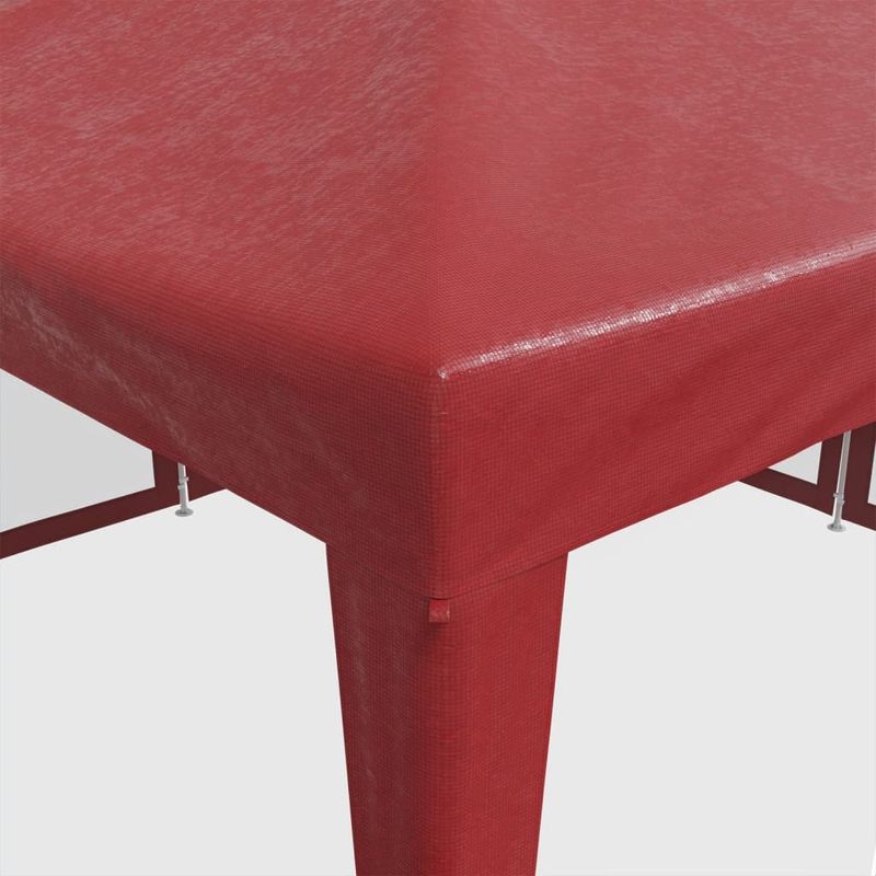 Casa si Gradina - Gradina si terasa - Umbrele si pavilioane - Pavilioane - Cort de petrecere cu 8 pereti din plasa, rosu, 4x4 m, HDPE - Infinity.ro