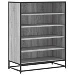 Casa si Gradina - Mobilier - Organizare si depozitare - Organizator incaltaminte - Pantofar, sonoma gri, 75x38x97,5 cm, lemn prelucrat/metal - Infinity.ro