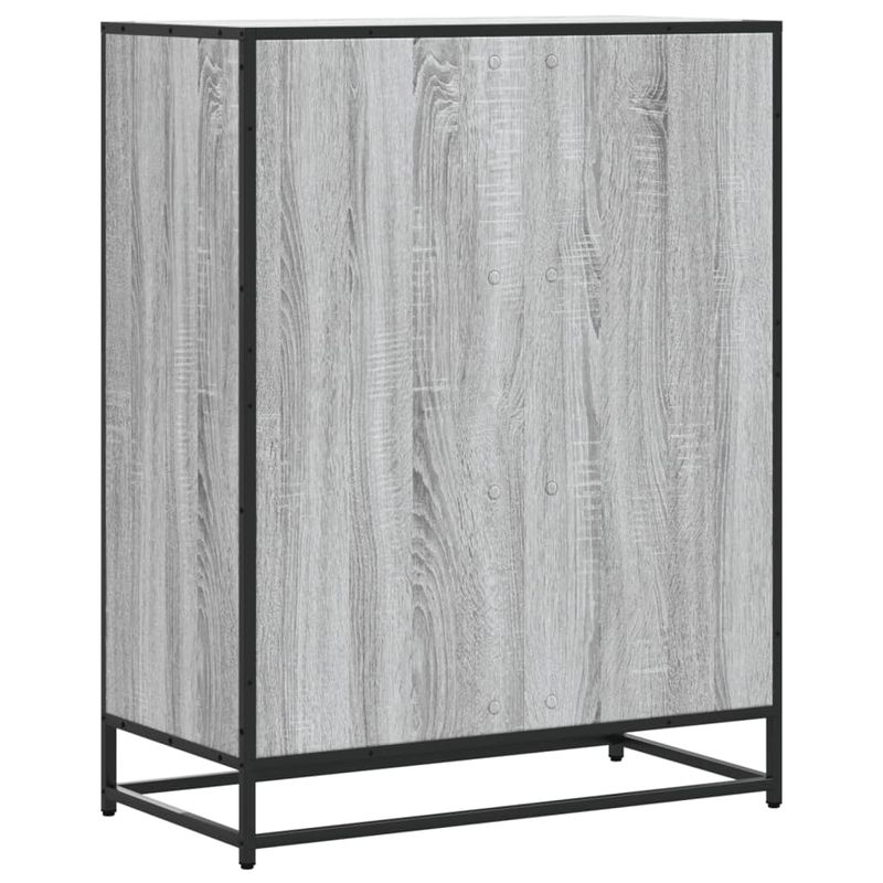 Casa si Gradina - Mobilier - Organizare si depozitare - Organizator incaltaminte - Pantofar, sonoma gri, 75x38x97,5 cm, lemn prelucrat/metal - Infinity.ro