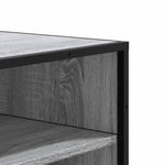 Casa si Gradina - Mobilier - Organizare si depozitare - Organizator incaltaminte - Pantofar, sonoma gri, 75x38x97,5 cm, lemn prelucrat/metal - Infinity.ro