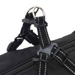 Petshop - Articole imbracaminte - Haine animale - Haina caini cu ham impermeabila reflectorizanta, negru, 4XL - Infinity.ro