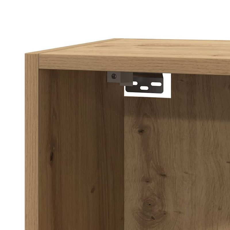 Casa si Gradina - Mobilier - Comode si corpuri - Comode - Dulap TV, stejar artizanal, 30,5x30x110 cm, lemn prelucrat - Infinity.ro
