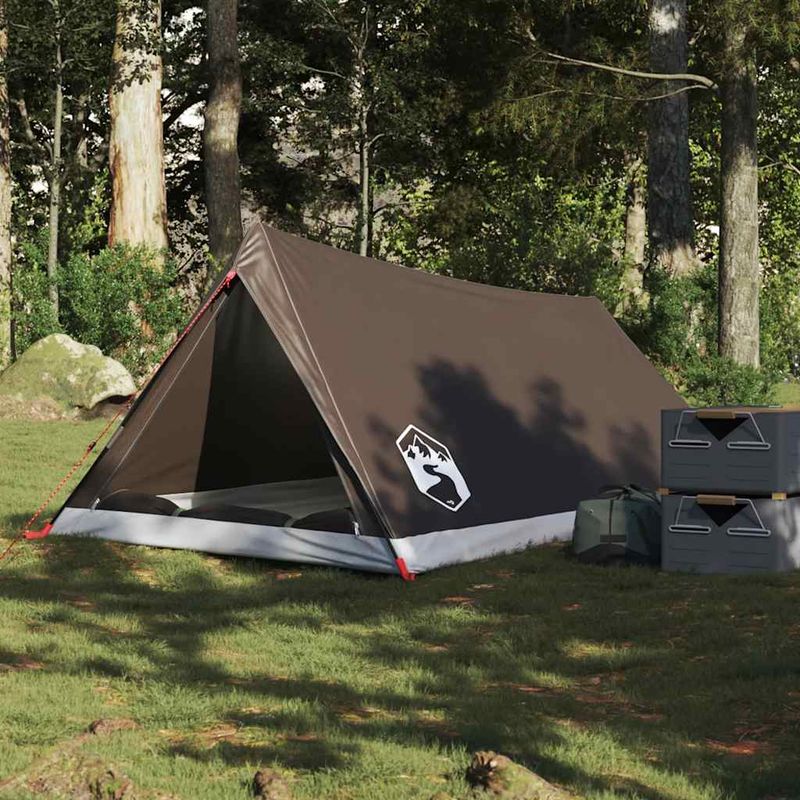 Sport si Outdoor - Camping - Corturi camping - Cort de camping pentru 2 persoane, maro, impermeabil - Infinity.ro