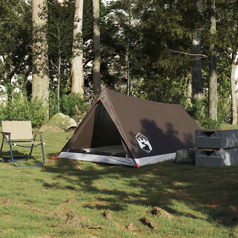 Sport si Outdoor - Camping - Corturi camping - Cort de camping pentru 2 persoane, maro, impermeabil - Infinity.ro