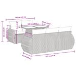 Casa si Gradina - Gradina si terasa - Mobilier exterior - Seturi mobila gradina - Set canapele de gradina cu perne, 6 piese, bej, poliratan - Infinity.ro