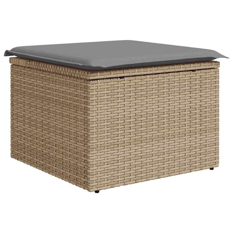 Casa si Gradina - Gradina si terasa - Mobilier exterior - Seturi mobila gradina - Set canapele de gradina cu perne, 6 piese, bej, poliratan - Infinity.ro
