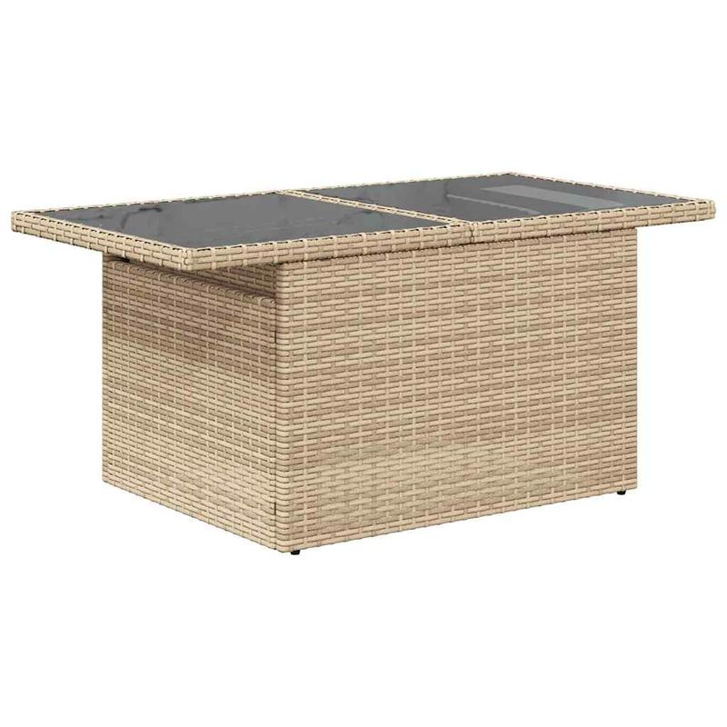 Casa si Gradina - Gradina si terasa - Mobilier exterior - Seturi mobila gradina - Set canapele de gradina cu perne, 6 piese, bej, poliratan - Infinity.ro
