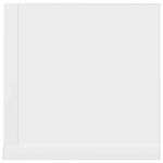 Casa si Gradina - Mobilier - Biblioteci si rafturi - Rafturi - Rafturi de perete 2 buc., alb, 100x16,5x16,5 cm, lemn prelucrat - Infinity.ro