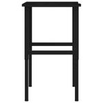 Casa si Gradina - Constructii - Scule de mana si unelte - Mese si bancuri de lucru - Banc lucru maro 100x60x(71,5-98) cm lemn masiv stejar, black and dark brown - Infinity.ro