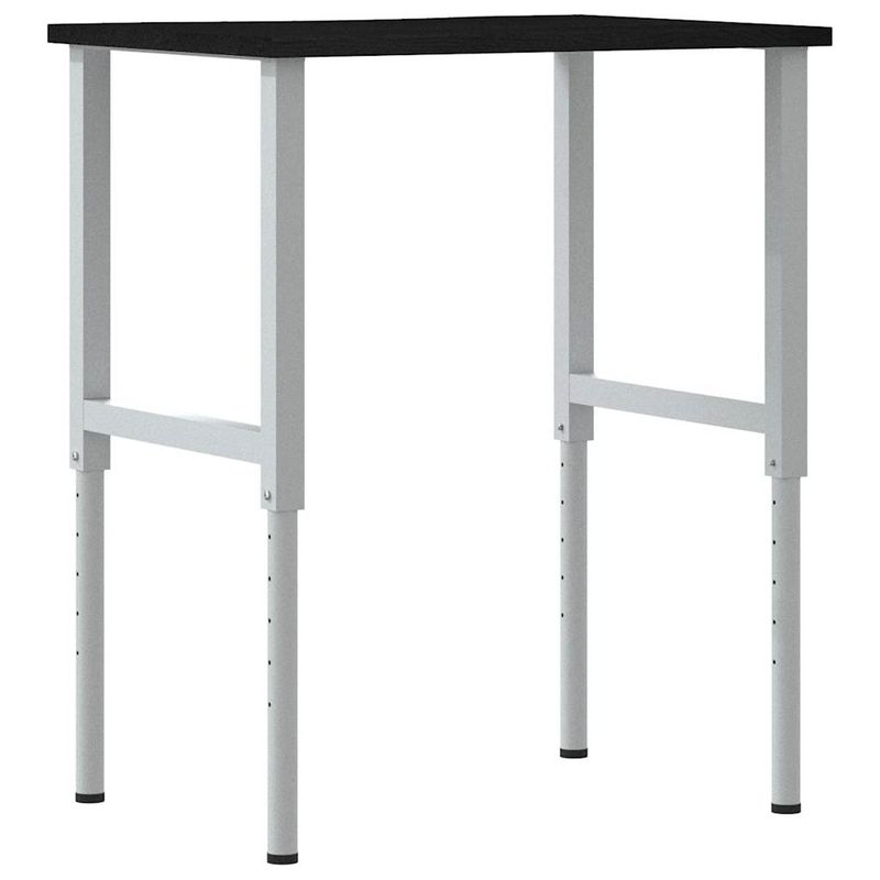 Casa si Gradina - Constructii - Scule de mana si unelte - Mese si bancuri de lucru - Banc lucru maro 80x60x(71,5-98) cm lemn masiv stejar, alb și maro închis - Infinity.ro