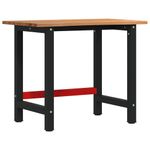 Casa si Gradina - Constructii - Scule de mana si unelte - Mese si bancuri de lucru - Banc lucru maro deschis 100x60x81,5 cm lemn masiv stejar - Infinity.ro