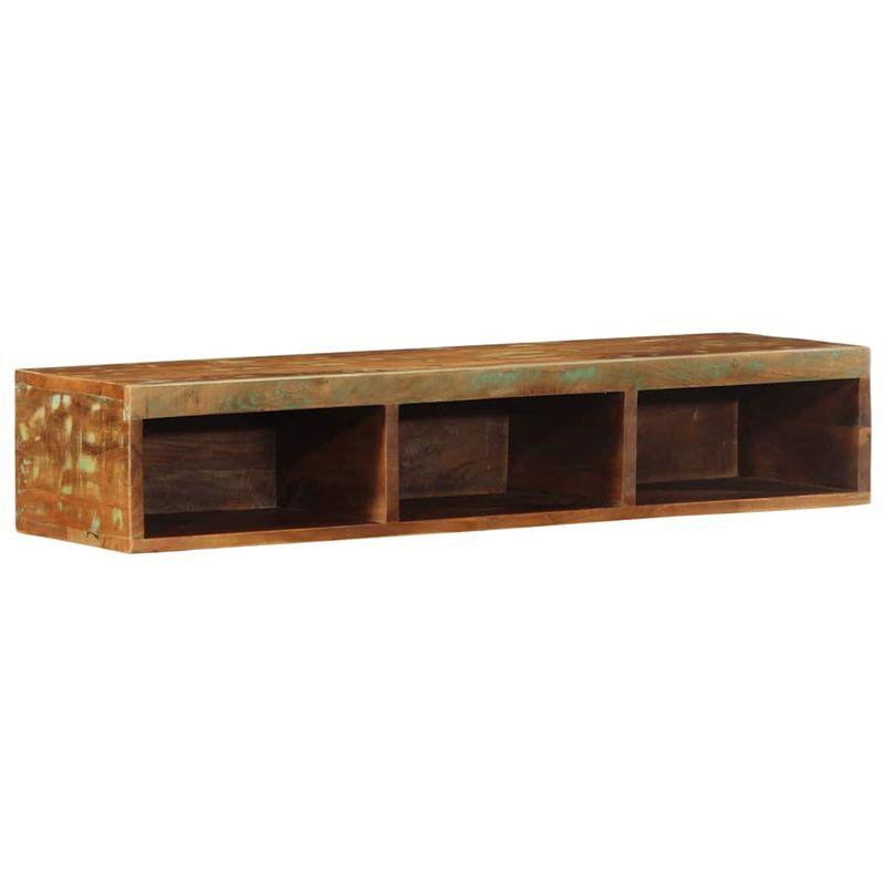 Casa si Gradina - Mobilier - Dulapuri si sifoniere - Dulapuri - Dulap TV montat pe perete 100x30x19 cm, lemn masiv reciclat - Infinity.ro