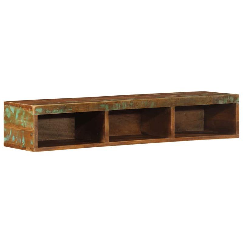 Casa si Gradina - Mobilier - Dulapuri si sifoniere - Dulapuri - Dulap TV montat pe perete 100x30x19 cm, lemn masiv reciclat - Infinity.ro