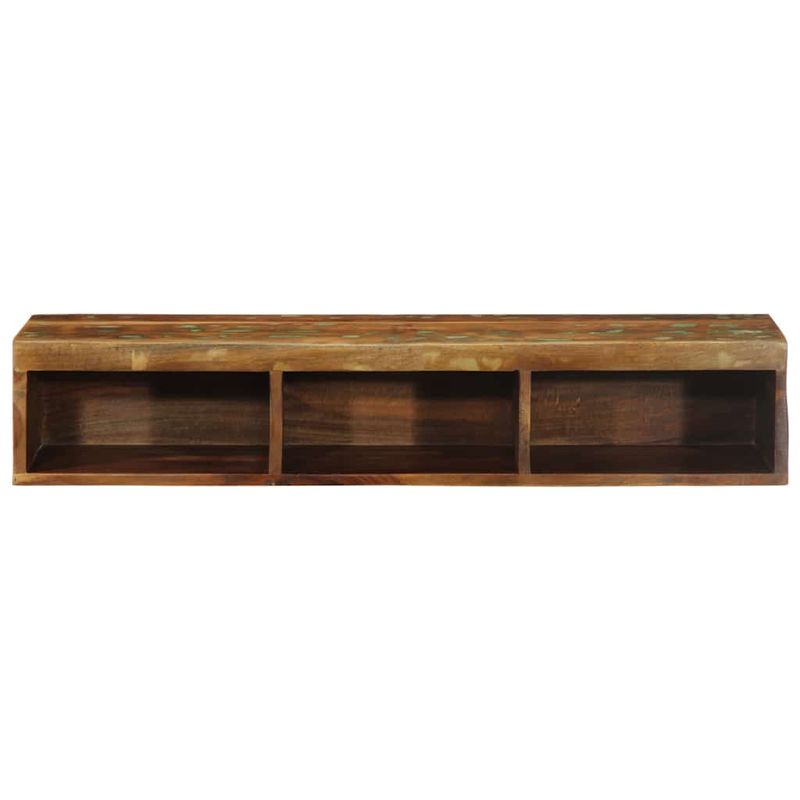 Casa si Gradina - Mobilier - Dulapuri si sifoniere - Dulapuri - Dulap TV montat pe perete 100x30x19 cm, lemn masiv reciclat - Infinity.ro