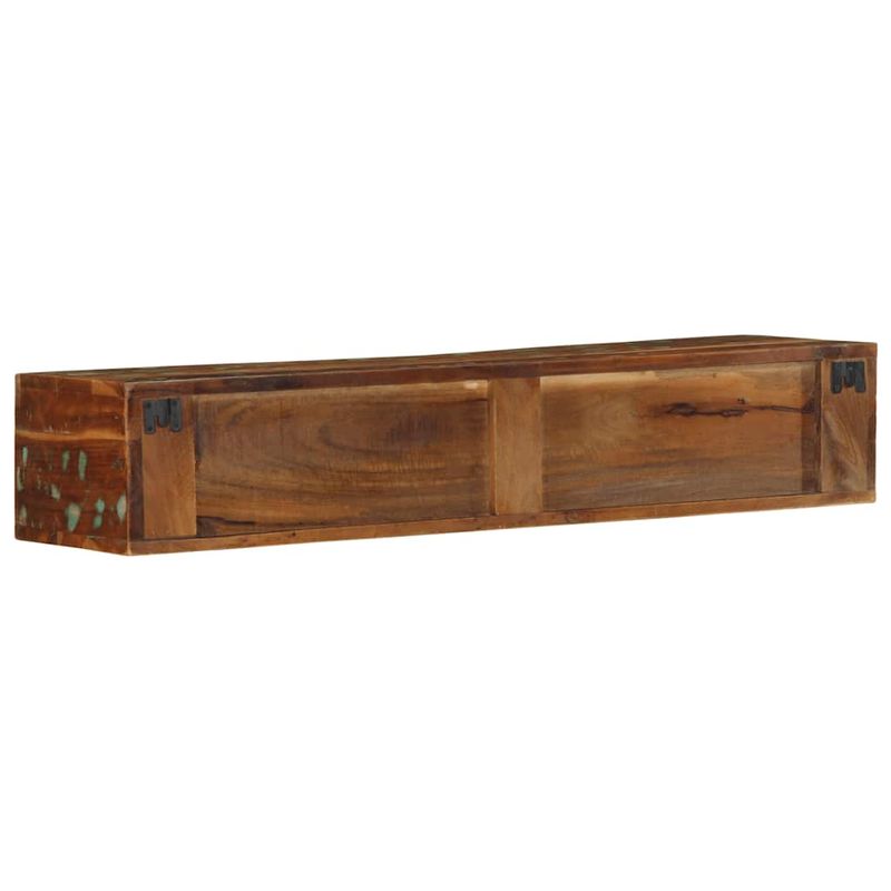 Casa si Gradina - Mobilier - Dulapuri si sifoniere - Dulapuri - Dulap TV montat pe perete 100x30x19 cm, lemn masiv reciclat - Infinity.ro