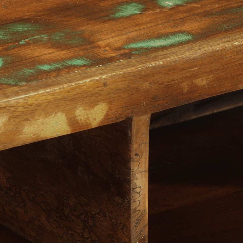 Casa si Gradina - Mobilier - Dulapuri si sifoniere - Dulapuri - Dulap TV montat pe perete 100x30x19 cm, lemn masiv reciclat - Infinity.ro