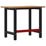 Casa si Gradina - Constructii - Scule de mana si unelte - Mese si bancuri de lucru - Banc lucru maro deschis 100x60x81,5 cm lemn masiv stejar - Infinity.ro