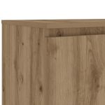 Casa si Gradina - Mobilier - Comode si corpuri - Comode - Dulap TV cu LED stejar artizanal 140x40x35,5 cm lemn prelucrat - Infinity.ro