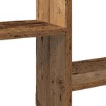 Casa si Gradina - Mobilier - Biblioteci si rafturi - Rafturi - Raft cubic perete cu 5 compartimente lemn vechi lemn prelucrat - Infinity.ro