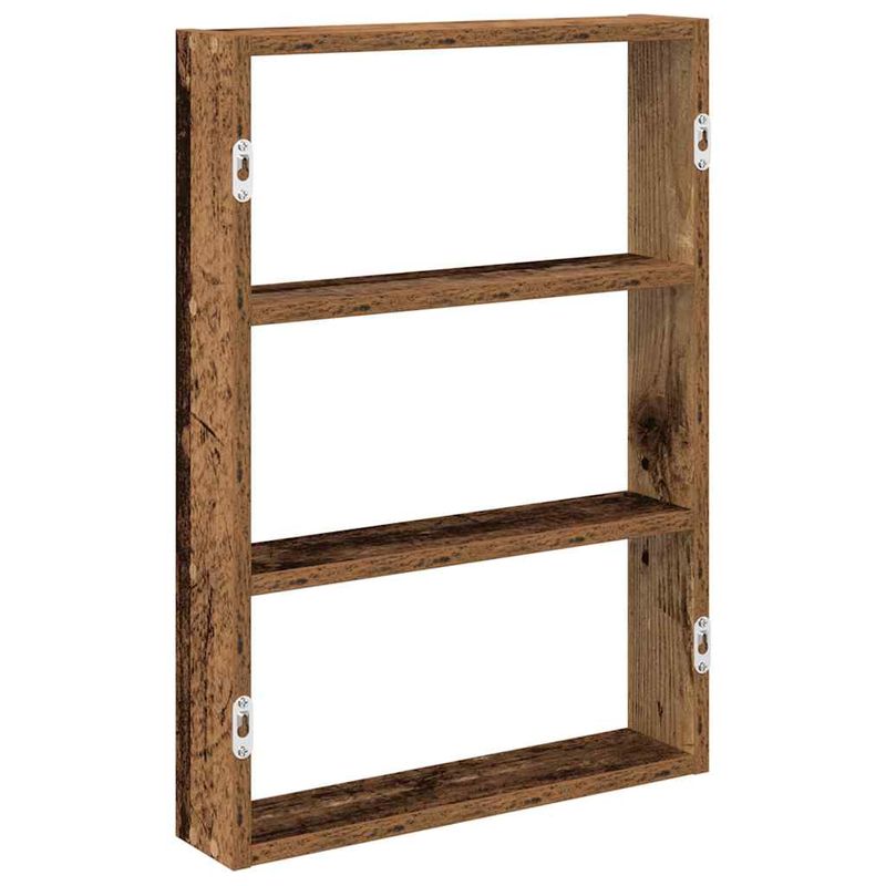Casa si Gradina - Mobilier - Biblioteci si rafturi - Rafturi - Raft de perete, lemn vechi, 43x9x60 cm, lemn prelucrat - Infinity.ro