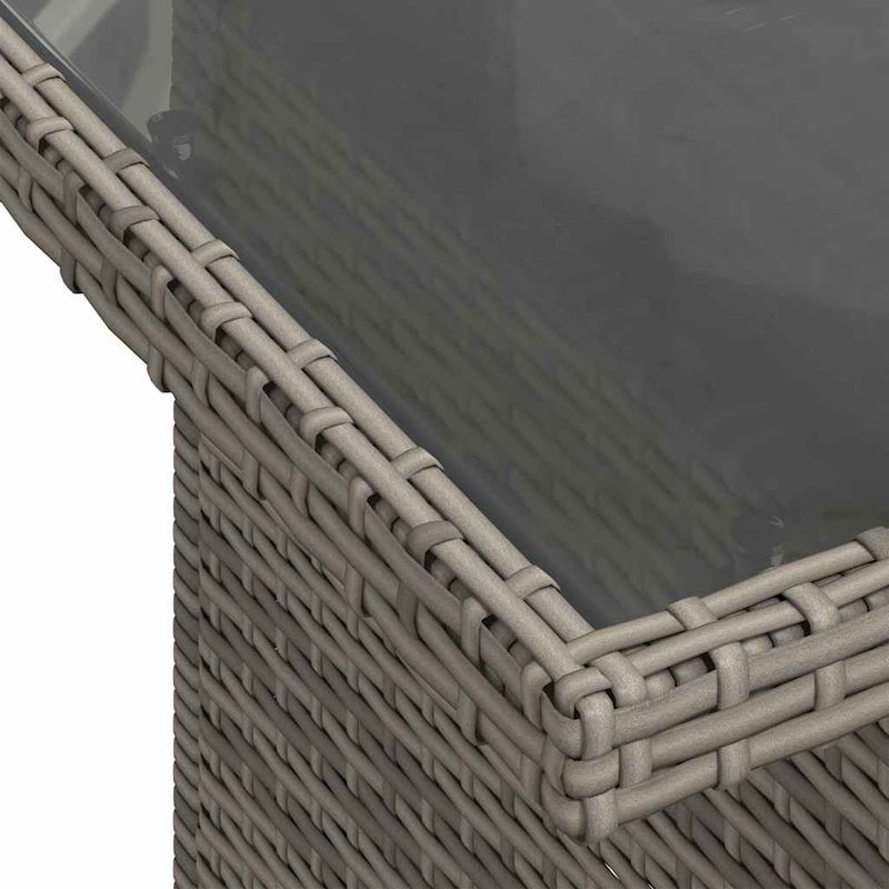 Casa si Gradina - Gradina si terasa - Mobilier exterior - Seturi mobila gradina - Set mobilier gradina cu perne, 6 piese, gri, poliratan - Infinity.ro