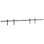 Casa si Gradina/Constructii/Scule de mana si unelte/Accesorii scule de mana - Set usi glisante pentru dulap 200 cm otel carbon - Infinity.ro