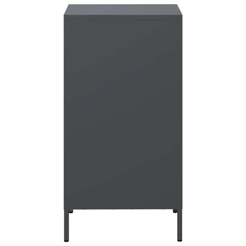 Casa si Gradina - Mobilier - Comode si corpuri - Comode - Dulap, antracit, 35x39x73,5 cm, otel laminat la rece - Infinity.ro